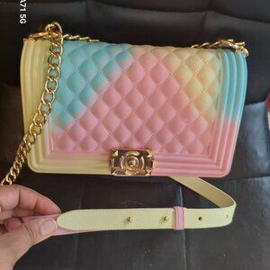 Pastel Rainbow Crossbody Bag